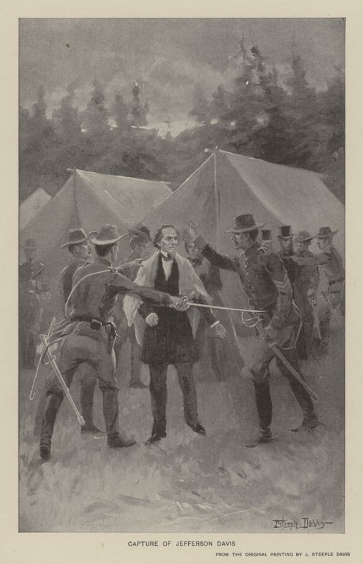 Captura de Jefferson Davis (litho) de J. (after) Steeple Davis