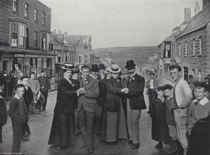 Helston Flora Day, Dançarinos Iniciais de J. Benjamin Stone