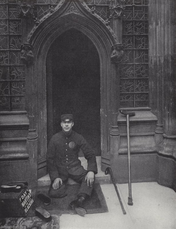 O Bootblack da Câmara dos Comuns de J. Benjamin Stone