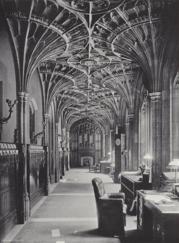 Os claustros de St. Stephens de J. Benjamin Stone
