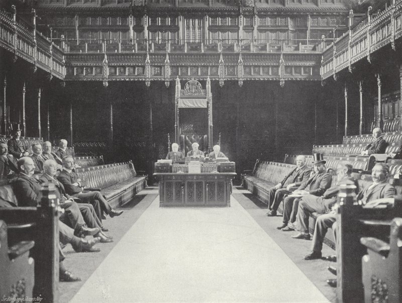 A Câmara dos Comuns no Comitê de J. Benjamin Stone