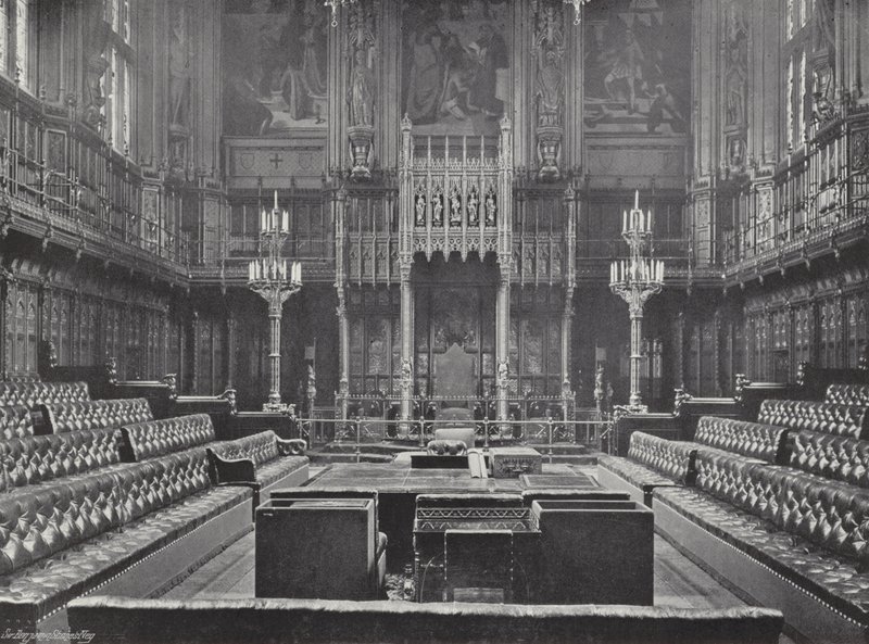 Câmara dos Lordes de J. Benjamin Stone