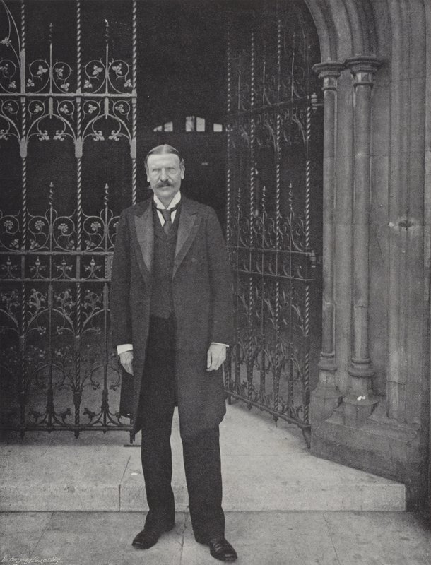 O Honorário Direito. Sir A Acland Hood, Bart (foto a p/b) de J. Benjamin Stone