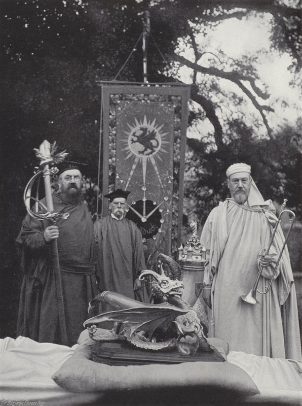 O galês Eisteddfod, Regalia e oficiais de J. Benjamin Stone