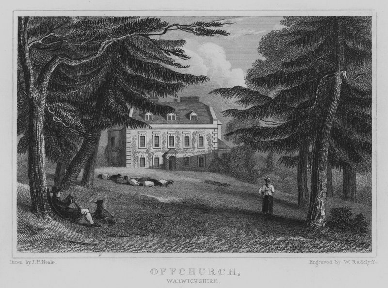 Offchurch, Warwickshire (gravura) de John Preston Neale