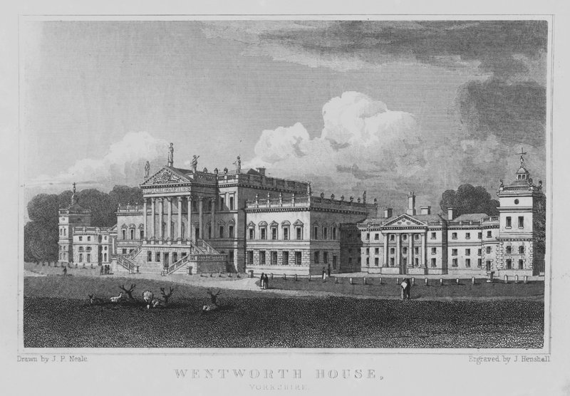 Wentworth House, Yorkshire de John Preston Neale