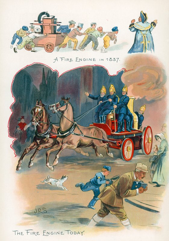 Bombeiros, então e agora de J. R. Sinclair
