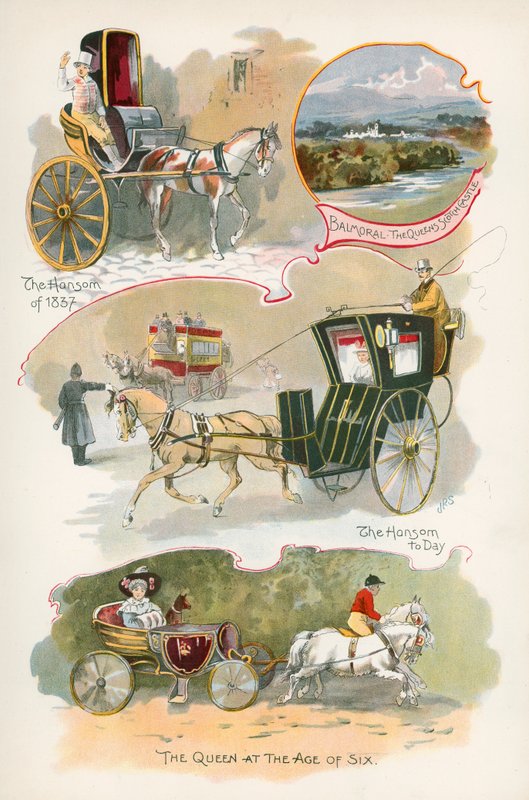 Hansom de 1837 e Hansom de Hoje de J. R. Sinclair