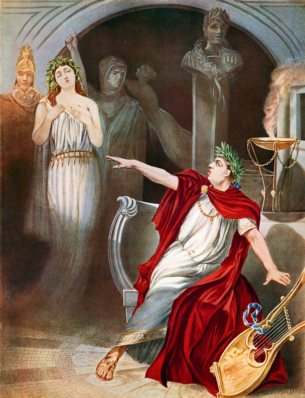 Nero, cena do ato IV iv de J. Steeple Davis