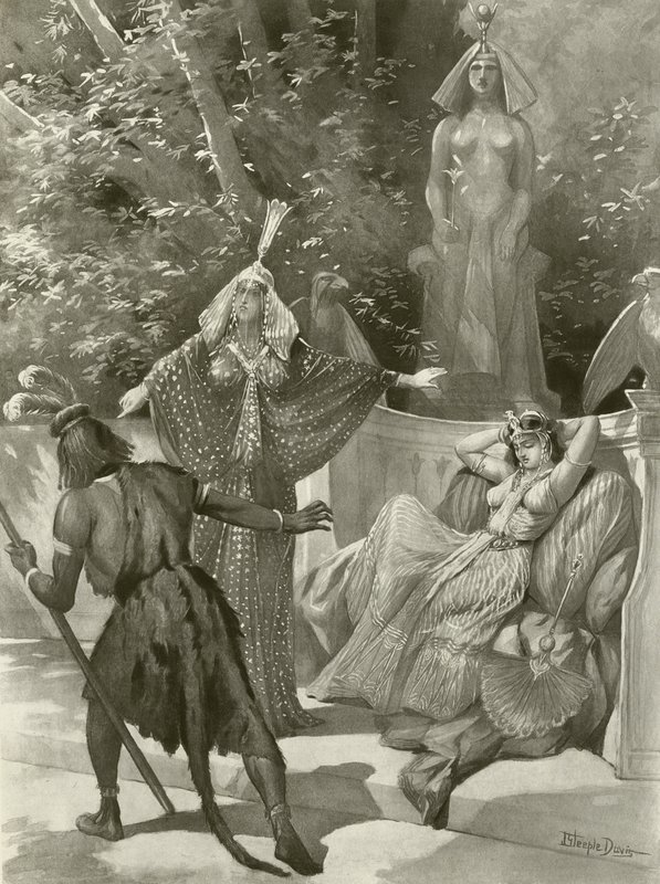 A Flauta Mágica, Ato II cena vii (gravura) de J. Steeple Davis