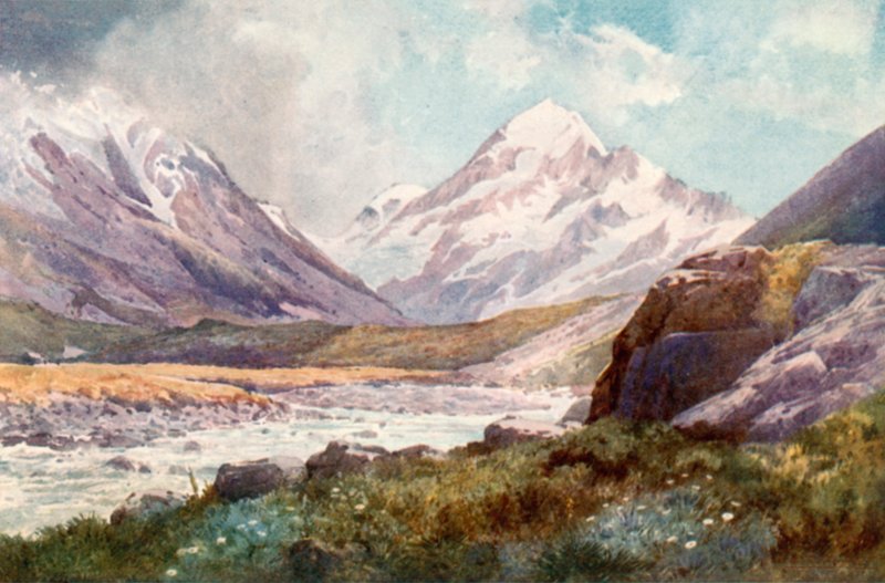 Monte Cook, Nova Zelândia de J. Williamson
