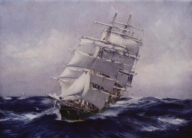 Navio de Clipper Thermopylae de Jack after Spurling