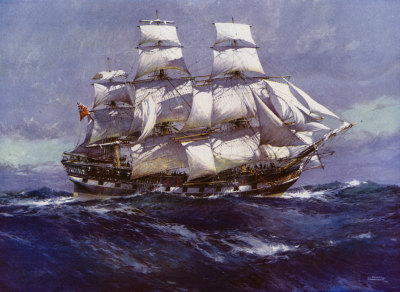 Clipper Shipper Ships: Northfleet (cor litho) de Jack (after) Spurling