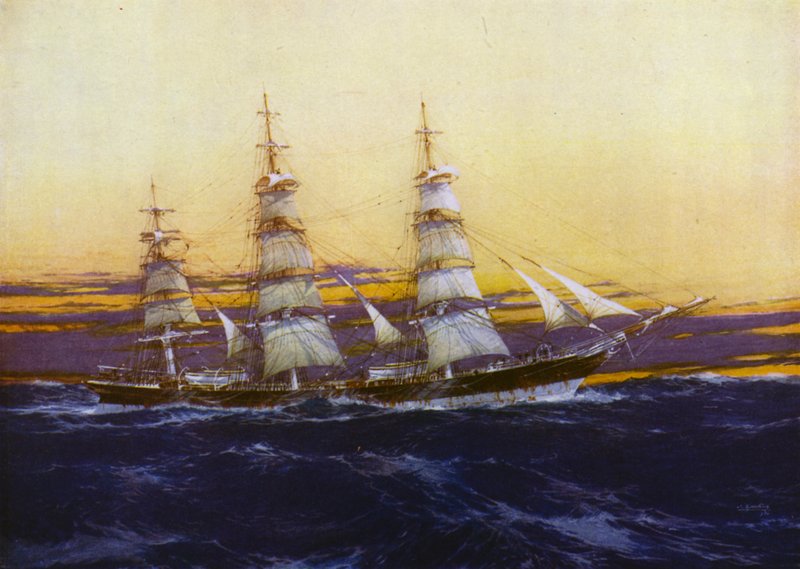 Navios Clipper: Cedric, o Saxão de Jack Spurling