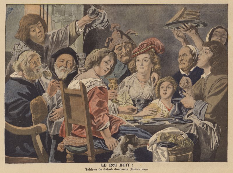 O rei bebe de Jacob Jordaens