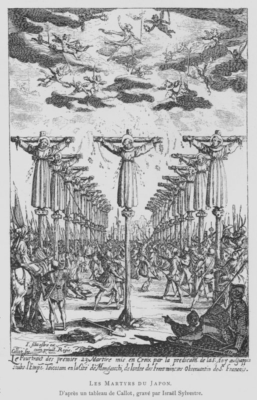 Os Mártires do Japão de Jacques Callot