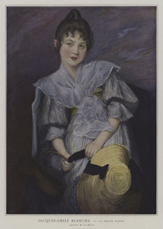 A pequena vanda de Jacques Emile after Blanche