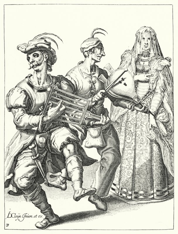 Mascarada (gravura) de Jacques II de Gheyn
