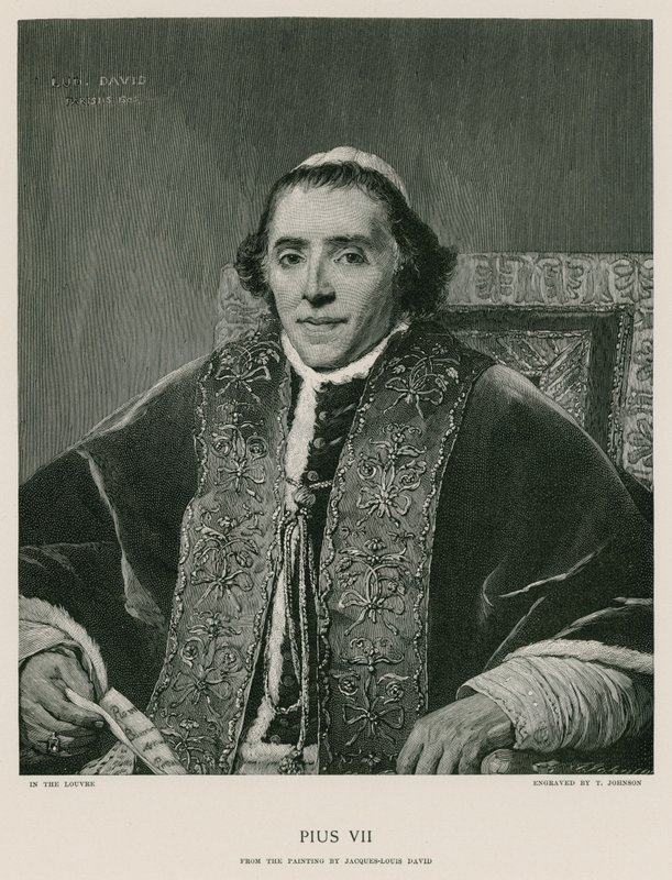 Papa Pio VII de Jacques Louis David