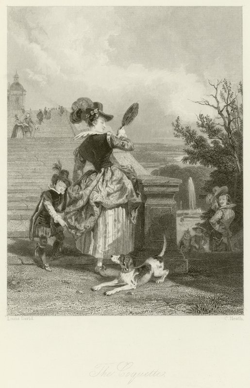A coquete de Jacques Louis David