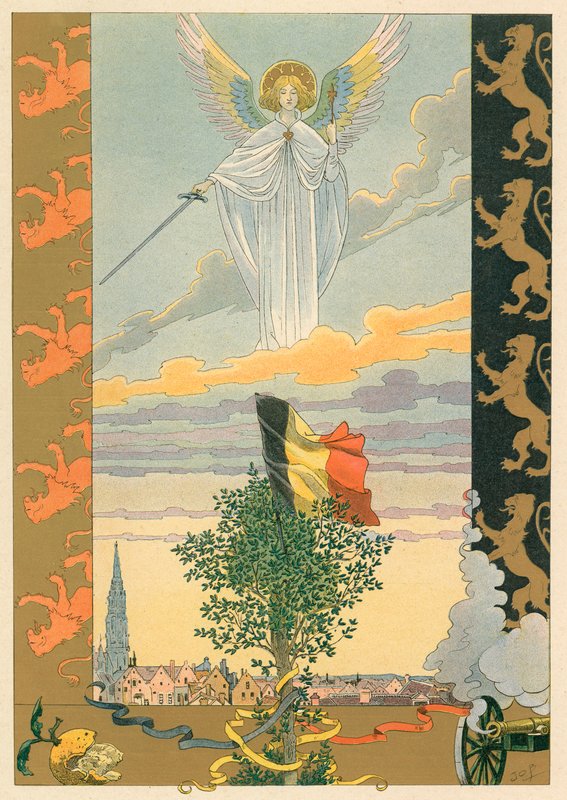 Bélgica - canção nacional de Jacques Marie Gaston Onfray de Breville (Job)