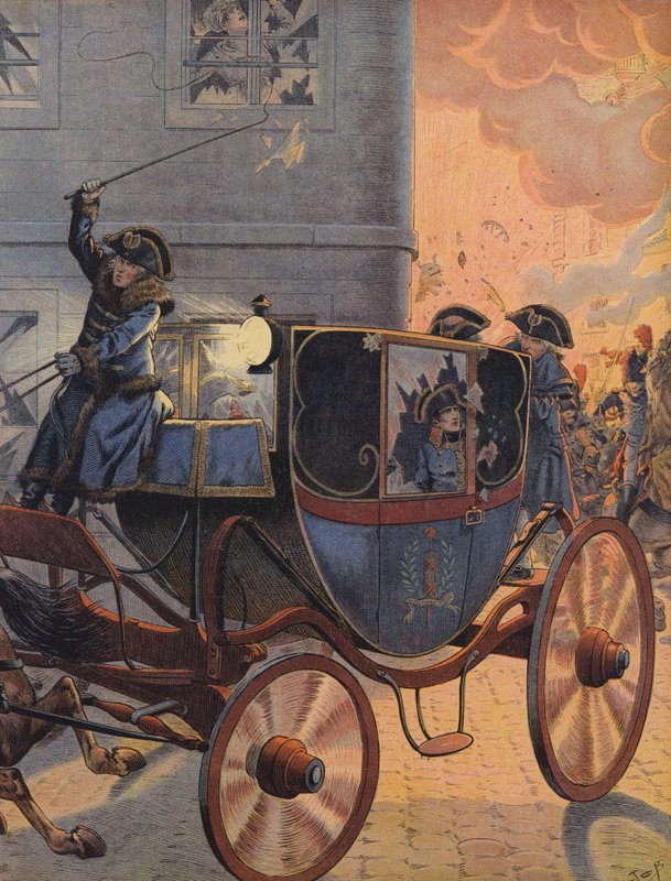 General Louis Desaix sendo levado de carruagem durante a Batalha de Marengo de Jacques Marie Gaston Onfray de Breville (Job)