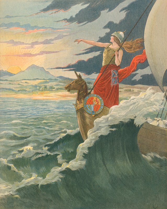Grã-Bretanha - regra Britannia de Jacques Marie Gaston Onfray de Breville (Job)