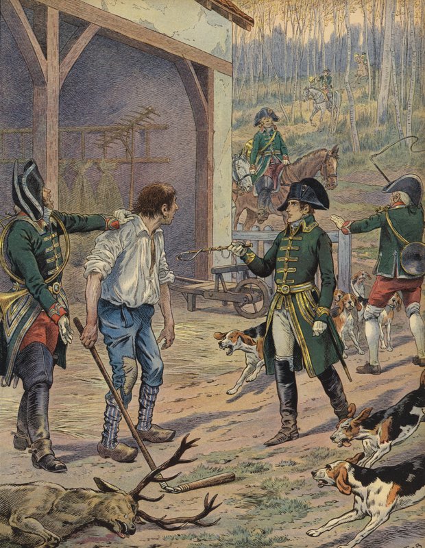 Caça de Napoleão de Jacques Marie Gaston Onfray de Breville (Job)