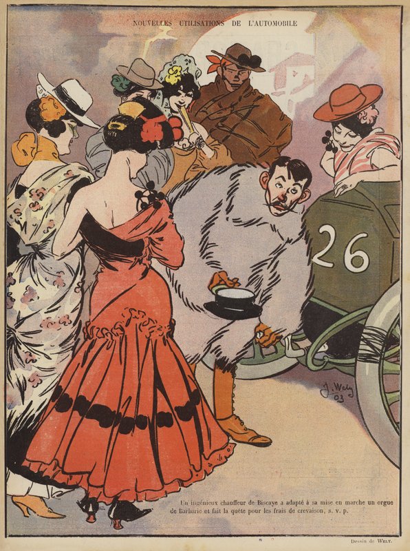 Ilustração para o riso de Jacques Wely