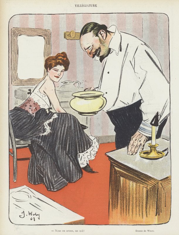 Ilustração para o riso de Jacques Wely