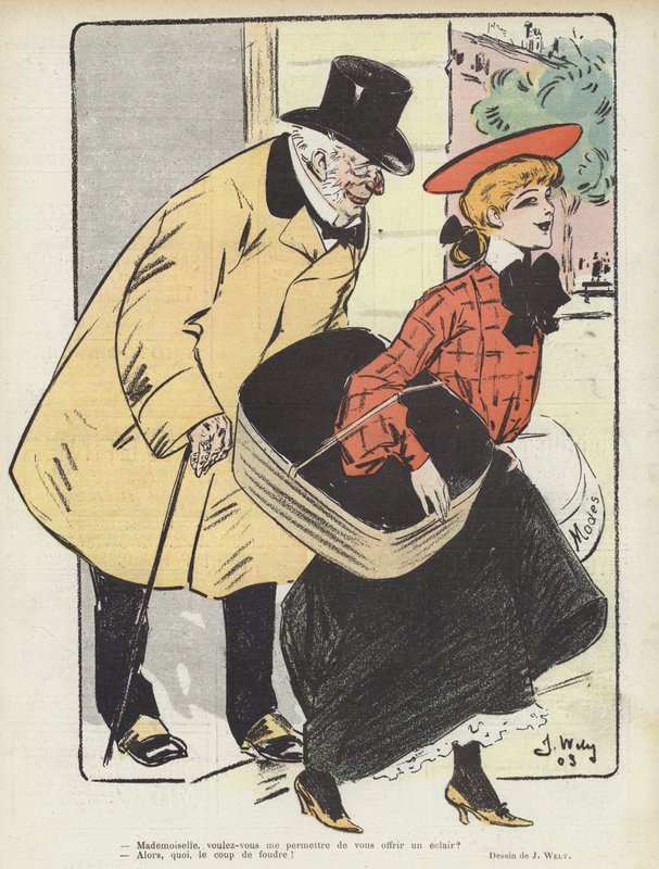 Ilustração para o riso de Jacques Wely