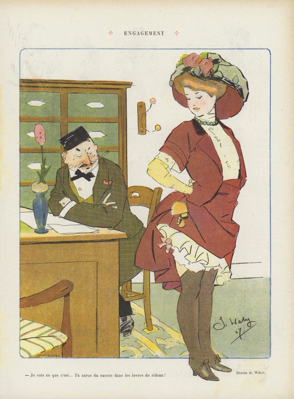 Ilustração para o riso de Jacques Wely