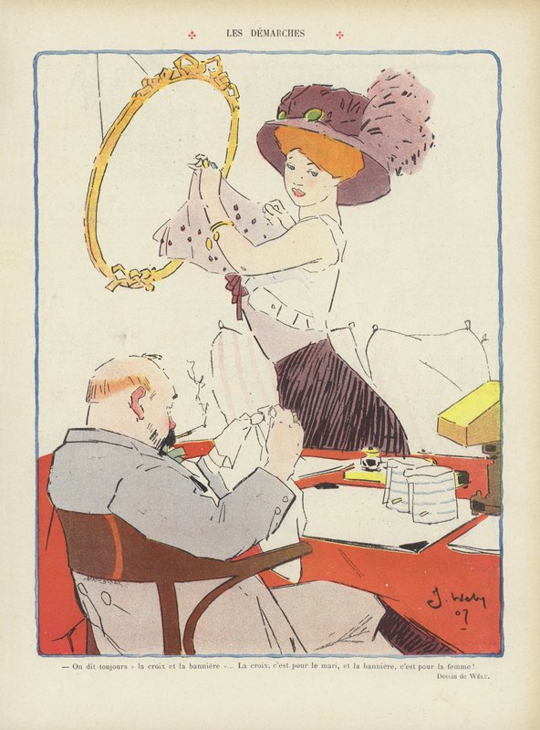Ilustração para o riso de Jacques Wely