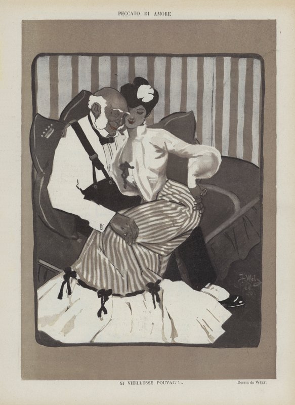 Ilustração para o riso de Jacques Wely