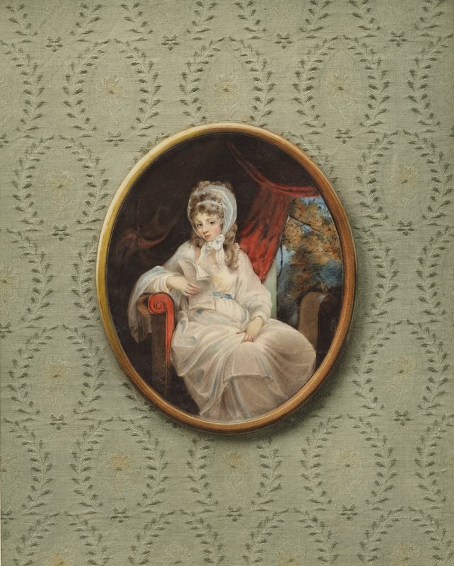 Retrato de uma mulher desconhecida de Jakob Axel Gillberg