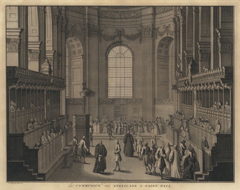 Comunhão Anglicana na Catedral de St Paul