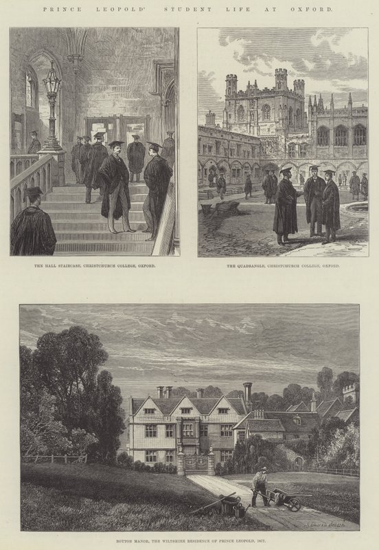 A Vida Estudantil do Príncipe Leopold em Oxford de James Burrell Smith