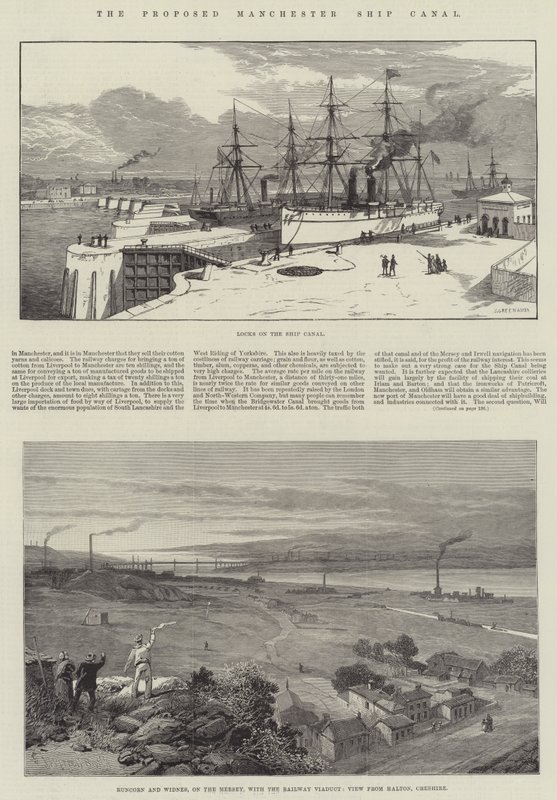A proposta de Manchester Ship Canal de James Burrell Smith