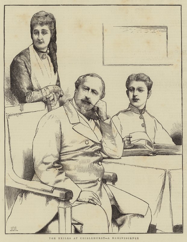 Os exilados em Chislehurst, uma reminiscência de James Dromgole Linton