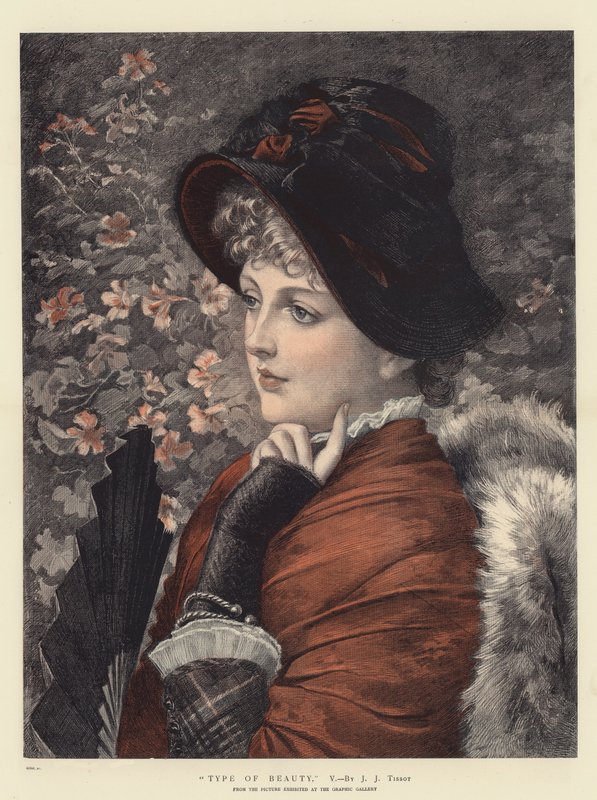 Tipo de Beleza, V (Chromolitho) de James Jacques Joseph Tissot
