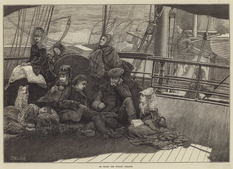A bordo do navio Dundee de James Macbeth