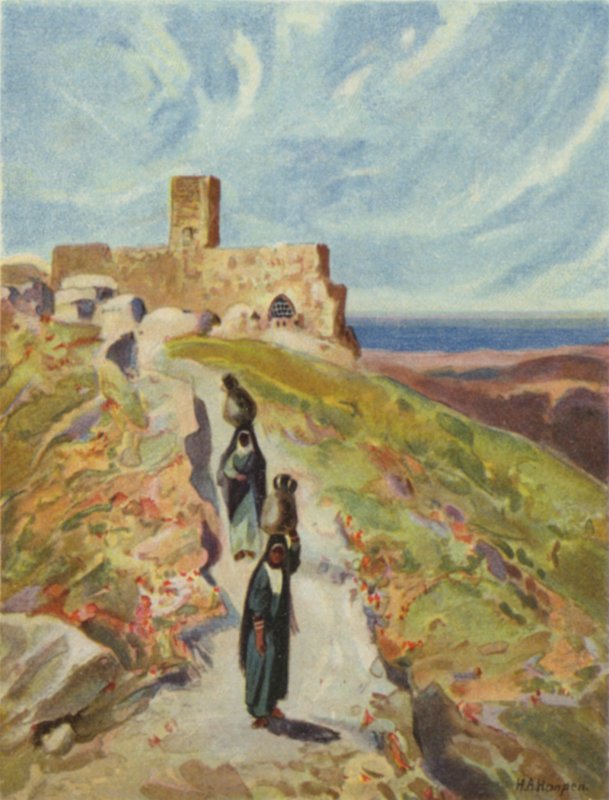 O caminho para Beth-horon (cor litho) de James (after) Clark
