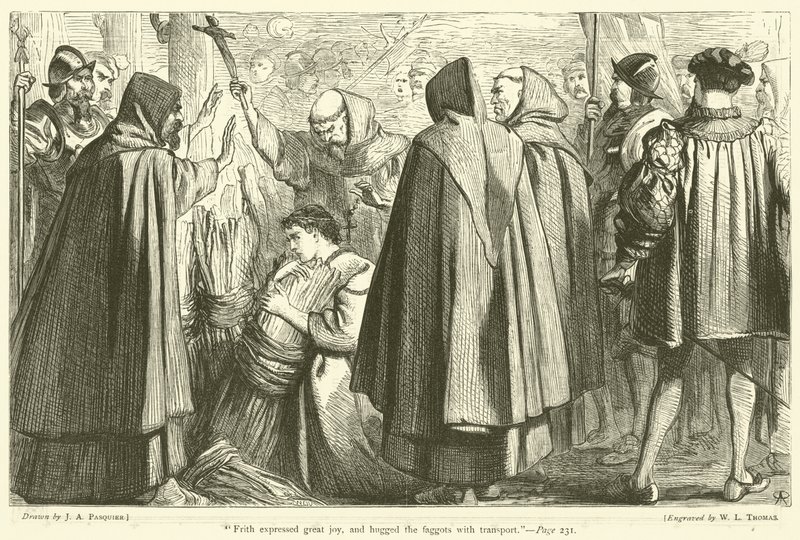 Frith expressou grande alegria, e abraçou os galhos com o transporte de James Abbott Pasquier