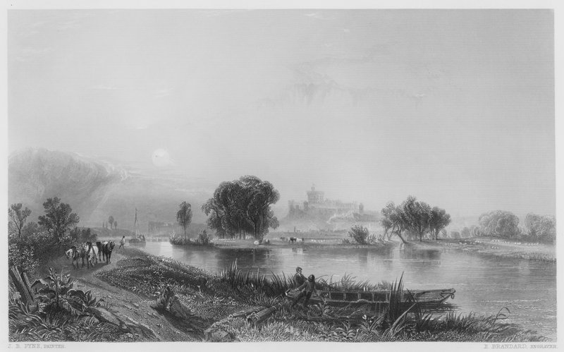 Castelo de Windsor (gravura) de James Baker (after) Pyne