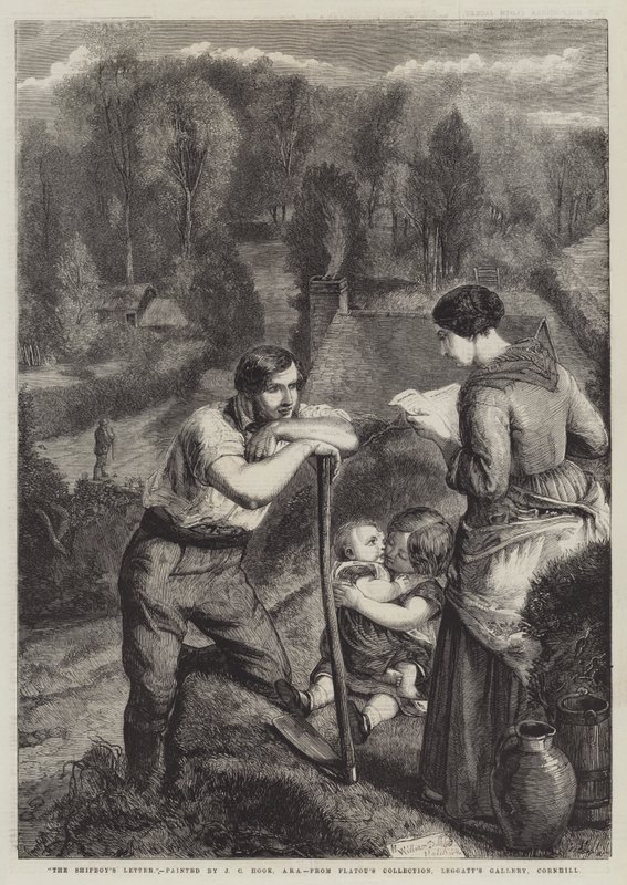 A carta do Shipboy de James Clarke Hook