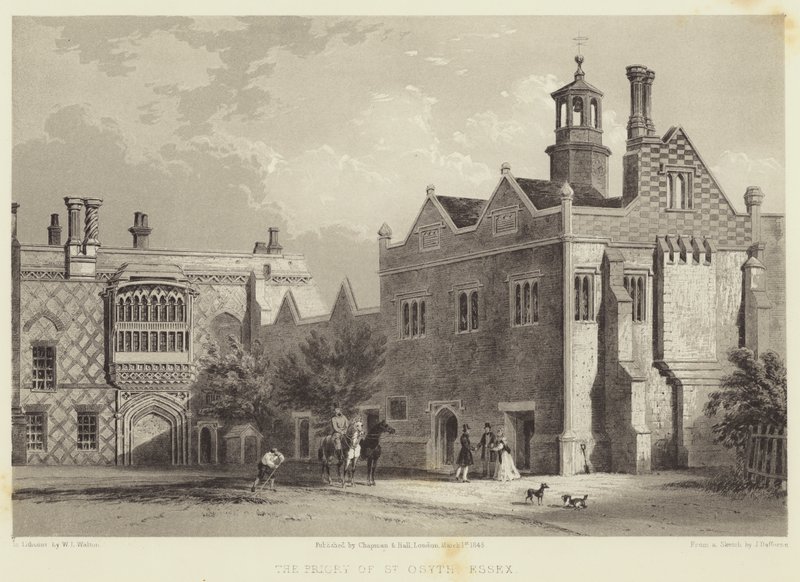 O, convento, de, st osyth, essex de James Dafforne
