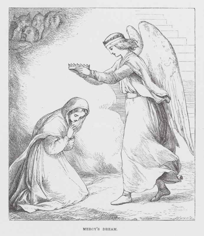 O sonho de Mercy (gravura) de James Dawson Watson