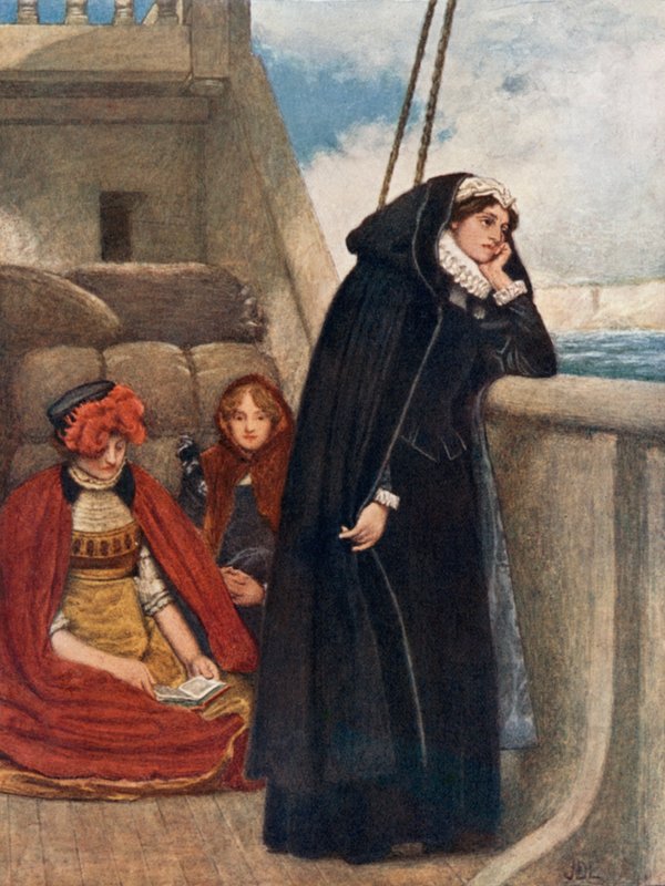 Mary Sails da França: seu adeus a esse país de James Dromgole Linton