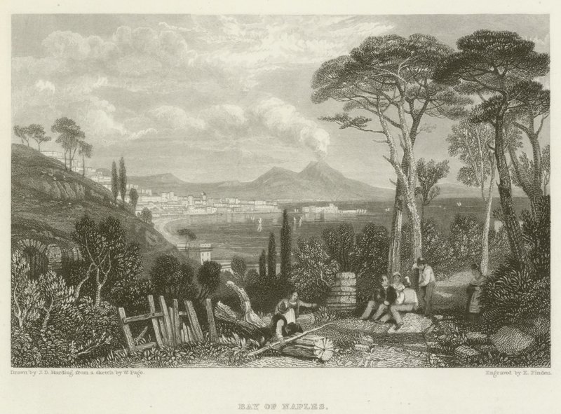 Baía de Nápoles de James Duffield Harding