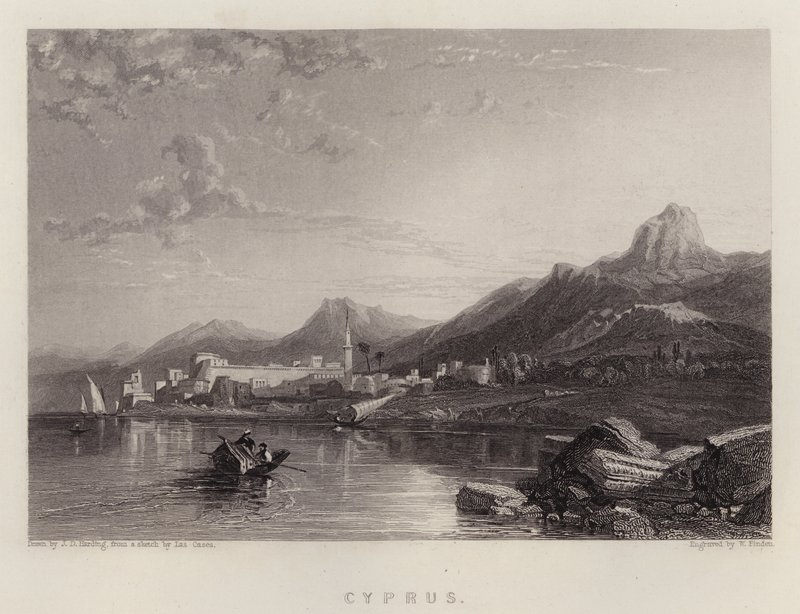 Chipre (cor litho) de James Duffield Harding